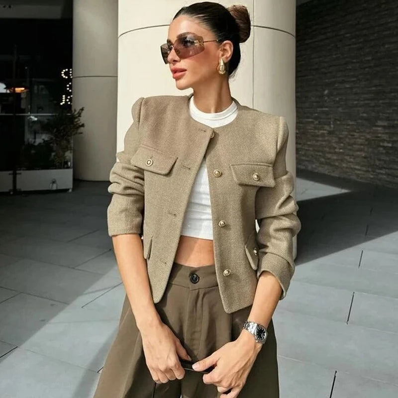 Autumn Long Sleeve Elegant Women's Coat